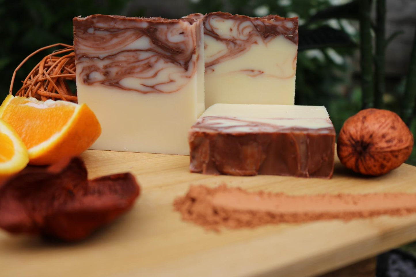 Aloe Vera, French Red Clay, and Sweet Orange Oil Handmade Vegan Soap