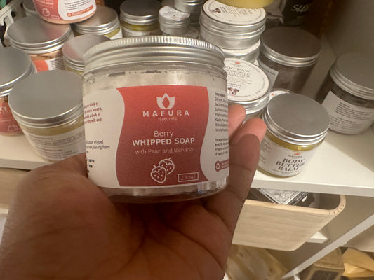 Berry Whipped Soap with Pear and Banana (Sweet Indulgence)