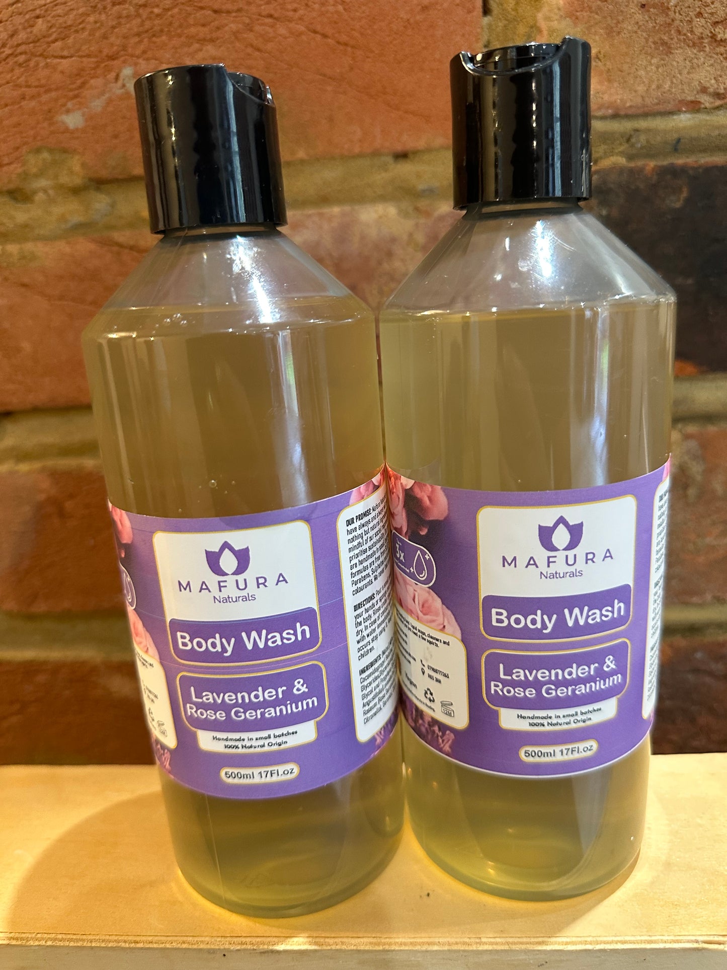 Lavender & Rose Geranium Body Wash