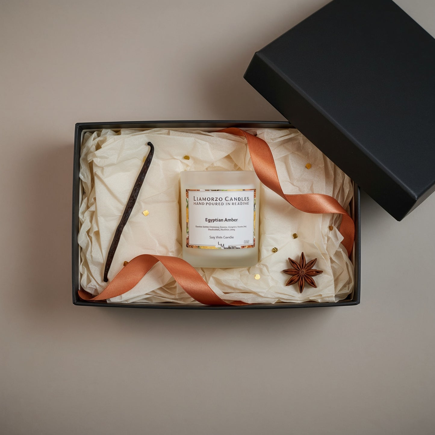 Egyptian Amber Luxe Soy Candle | Mafura Naturals