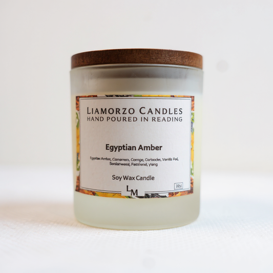 Egyptian Amber Luxe Soy Candle | Mafura Naturals