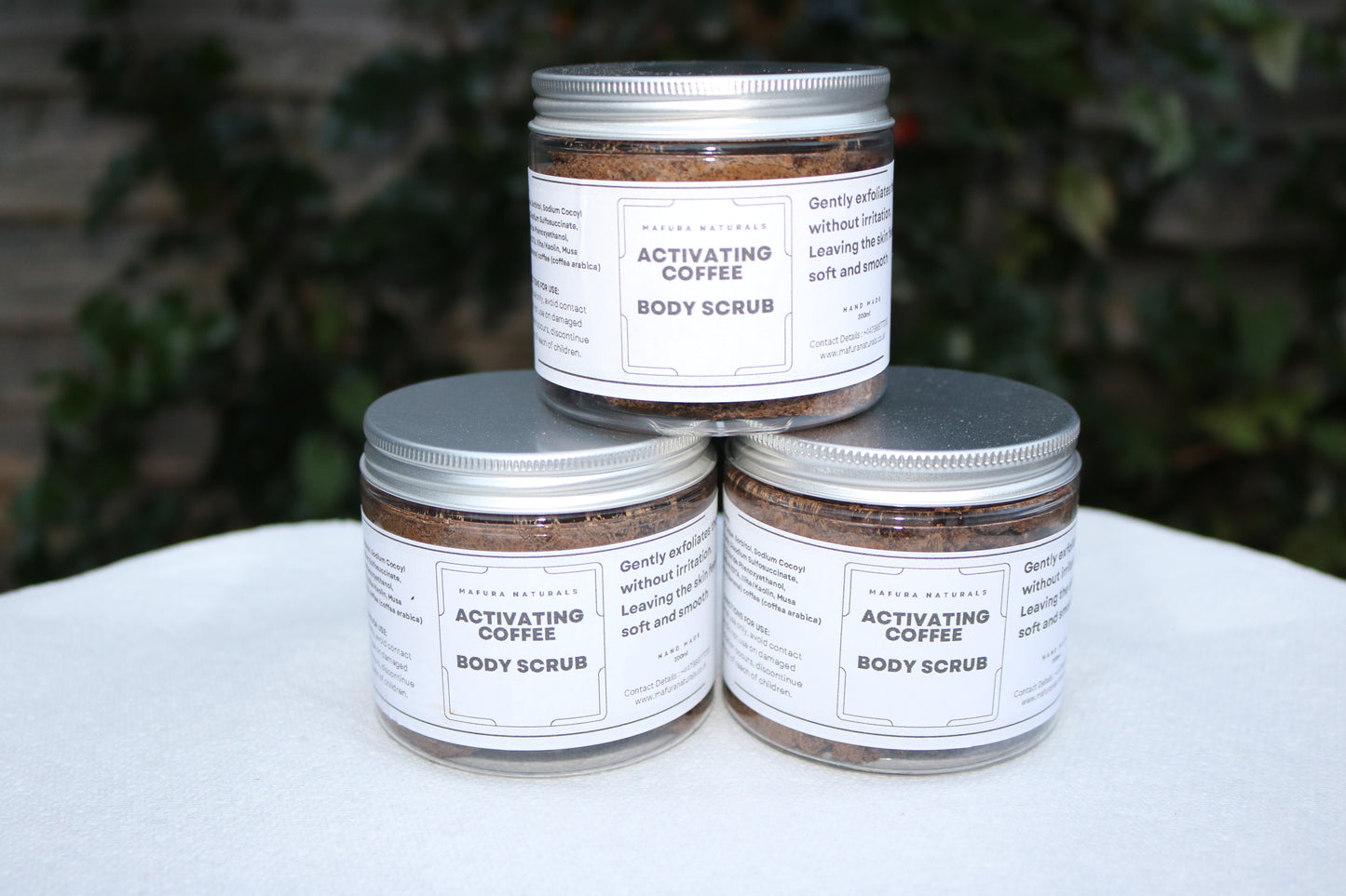 Activating Coffee Scrub Unscented (Revitalise & Hydrate )