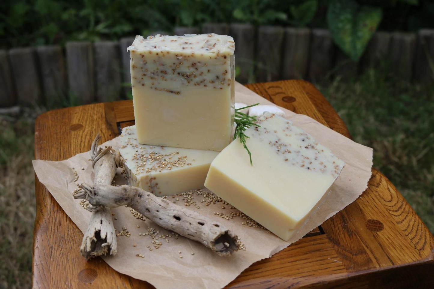 Sweet Orange and Rose Geranium Handmade Vegan Soap